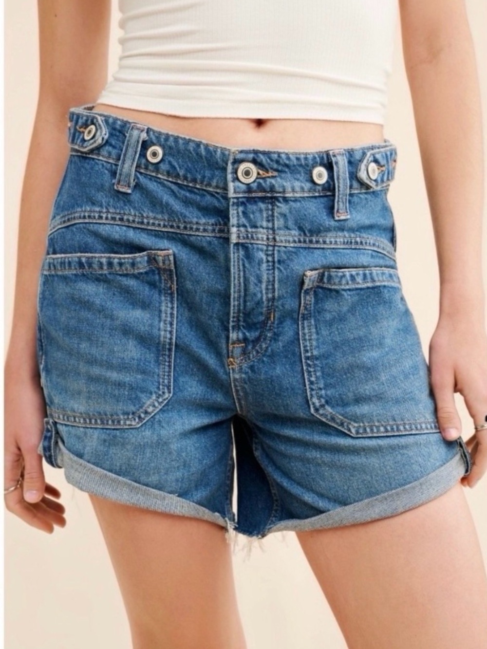 We The Free Distressed Palmer Shorts Size 24